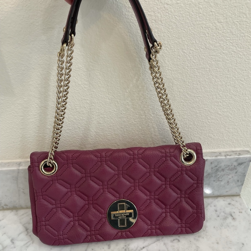Kate Spade Quilted Mulledwine Purse